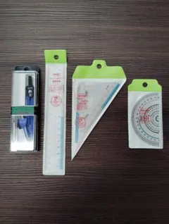 【花筏様限定】直定規×8・三角定規（２種）×3・分度器×3のセット
