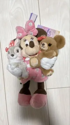 ミニーユニベアセットぬいぐるみバッジ - メルカリ