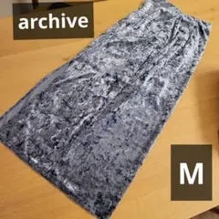 archive グレー ベルベット タイトスカートのサムネイル