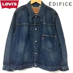Levi's×EDIFICE 30th別注TYPE1トラッカージャケット Levi's(リーバイス) 30th 別注 Type 1 Trucker Jacket BLACK