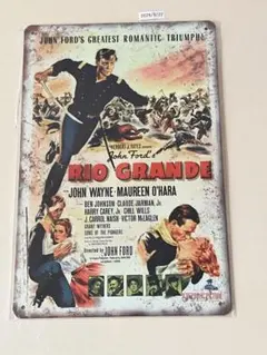 RIO GRANDE リオ・グランデの砦 ブリキ看板