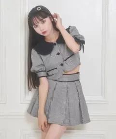 ♡Honey Cinnamon♡袖リボン配色セットアップ