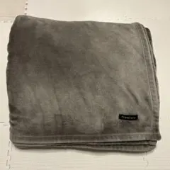 フランフラン　毛布　ダブル　180×200 グレー　ソリッド ブランケット