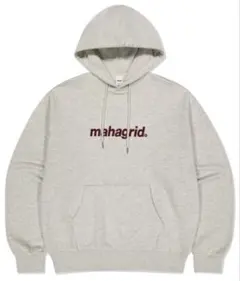 mahagrid. パーカー ベーシックロゴ アイボリー