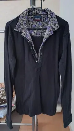 ニコル 長袖カットソー ブラック　サイズ50　ヴァンキッシュ