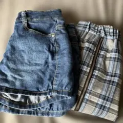 140cm スカート＆ショートパンツセット