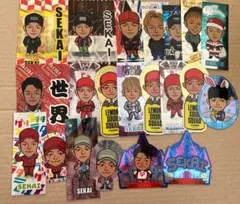世界　千社札ステッカー15セット(バラ売り⭕️)