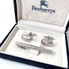 か*つ様 入手困難✨バーバリー　カフスボタン　ネクタイピン　ホースロゴ　箱付き