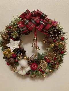 クリスマスリース 玄関リース