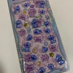 プチドロップシール　ステッカー　スティッチ　ボンボンドロップ　ディズニー