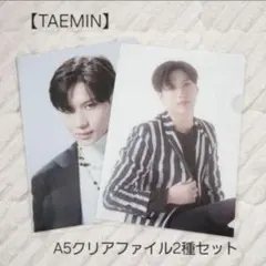 【SHINee/TAEMIN】セブンイレブン限定 A5クリアファイル2種セット