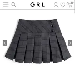 インパン裏地付きチェック柄プリーツミニスカート ac2563