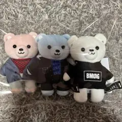 BE:FIRST ぬいぐるみ　マスコット　くま　レオ　3個セット