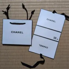 CHANEL ショップ袋 ホワイト 小型
