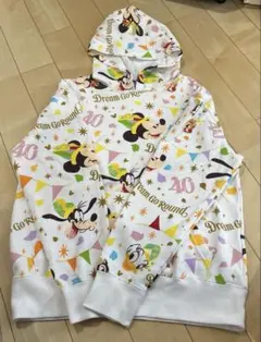 【未使用】DISNEY ディズニー　ディズニートレーナー　40周年パーカー