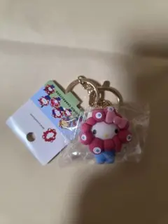 ハローキティ　EXPO2025 ミャクミャク 立体マスコットカラーキーホルダー