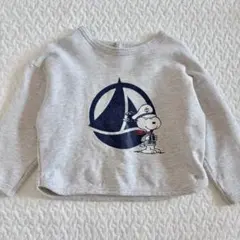 プチバトー　スヌーピー トレーナー　36m ピーナッツ