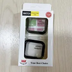 2個入り40mm アップルウォッチ 6/SE/5/4 カバー PC 強化ガラス