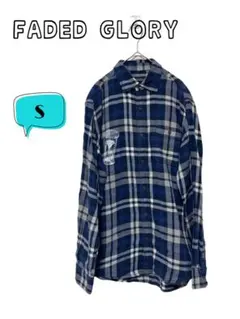 FADED GLORY フェイデッドグローリー　両面ペイントフランネルシャツ
