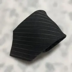 ダークグレー系ストライプデザイン ネクタイ