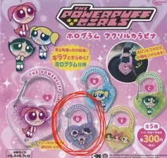 パワーパフガールズ ホログラム アクリルカラビナ D