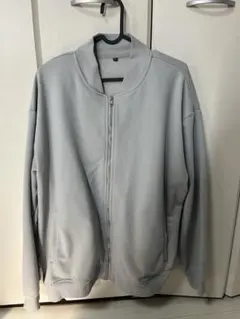 グレー ジップアップ ジャケット LL