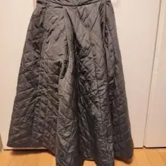 キルティングスカート ロングスカート