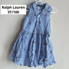 Ralph Lauren 3T/100 ノースリーブ　ワンピース