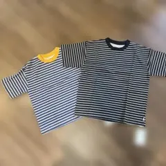 ストライプTシャツ 2枚セット