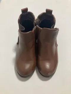 メヌエ　サイドゴアブーツ　ブラウン 15.0cm