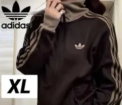 新品XL⭐️adidas クラシック トラックトップ ダークブラウン