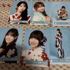 新品未使用未開封 日向坂46 ランダム生写真 2026年 浴衣 5枚セット