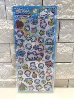 キャンディグリッターステッカー　あわわちゃん　ボンボンドロップシール