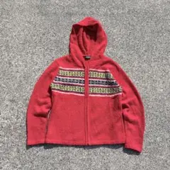 一点物　Y2K 00s vintage ethnic zipUP hoodie