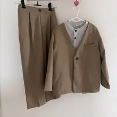 breeze ブリーズ　入学式　スーツ　男の子　セレモニー　ベージュ