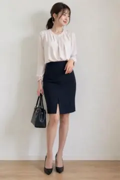 H&M エイチアンドエム タイトスカート ブラック S きれいめ オフィスのサムネイル