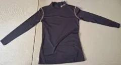 OUTDOOR 黒 長袖 アンダーシャツ