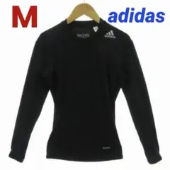 アディダス コンプレッションウェア 長袖インナー 長袖シャツ ブラック 黒 M