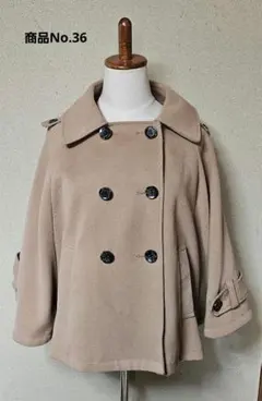 ポンチョ型コート