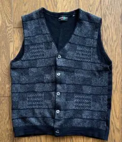 ALBERTO DANTI イタリア製　ウールチェック柄ベスト M