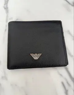 EMPORIO ARMANI 二つ折り財布 ブラックのサムネイル