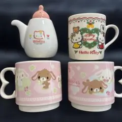 サンリオ シュガーバニーズ ぬいぐるみマグカップ 平成レトロ レア貴重