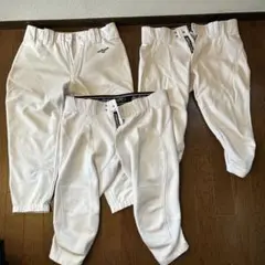 ミズノ、ローリングスホワイト 練習着 3着セット LLサイズ