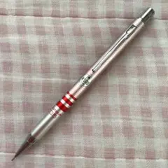 プラチナ シャーペン 0.5mm 蝕刻風 水玉 赤 廃盤のサムネイル