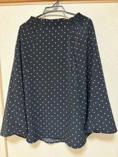 美品 earth music&ecology ドット柄スカート 裏地付き