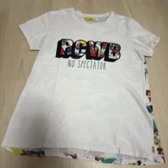 RCWBバック総柄 半袖Tシャツ レディースフリーサイズ 白T ロゴTのサムネイル