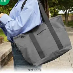 スタバ　2026　キャンバストート グレーМ　新品　名入れなし　バッグのサムネイル
