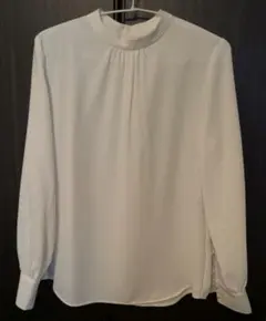 GU ホワイト 長袖ブラウス L