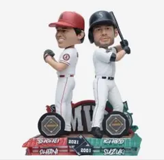 大谷翔平+イチロー MVP受賞記念 ダブル・ボブルヘッド 世界288個限定 