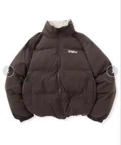 That's life ザッツライフ ダウンジャケット ブラウン ホワイト